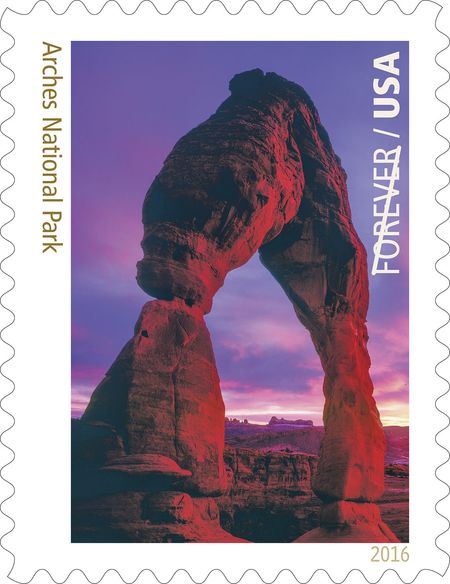 100 Arches National Park Forever Stamps Unused Postage for Mailing